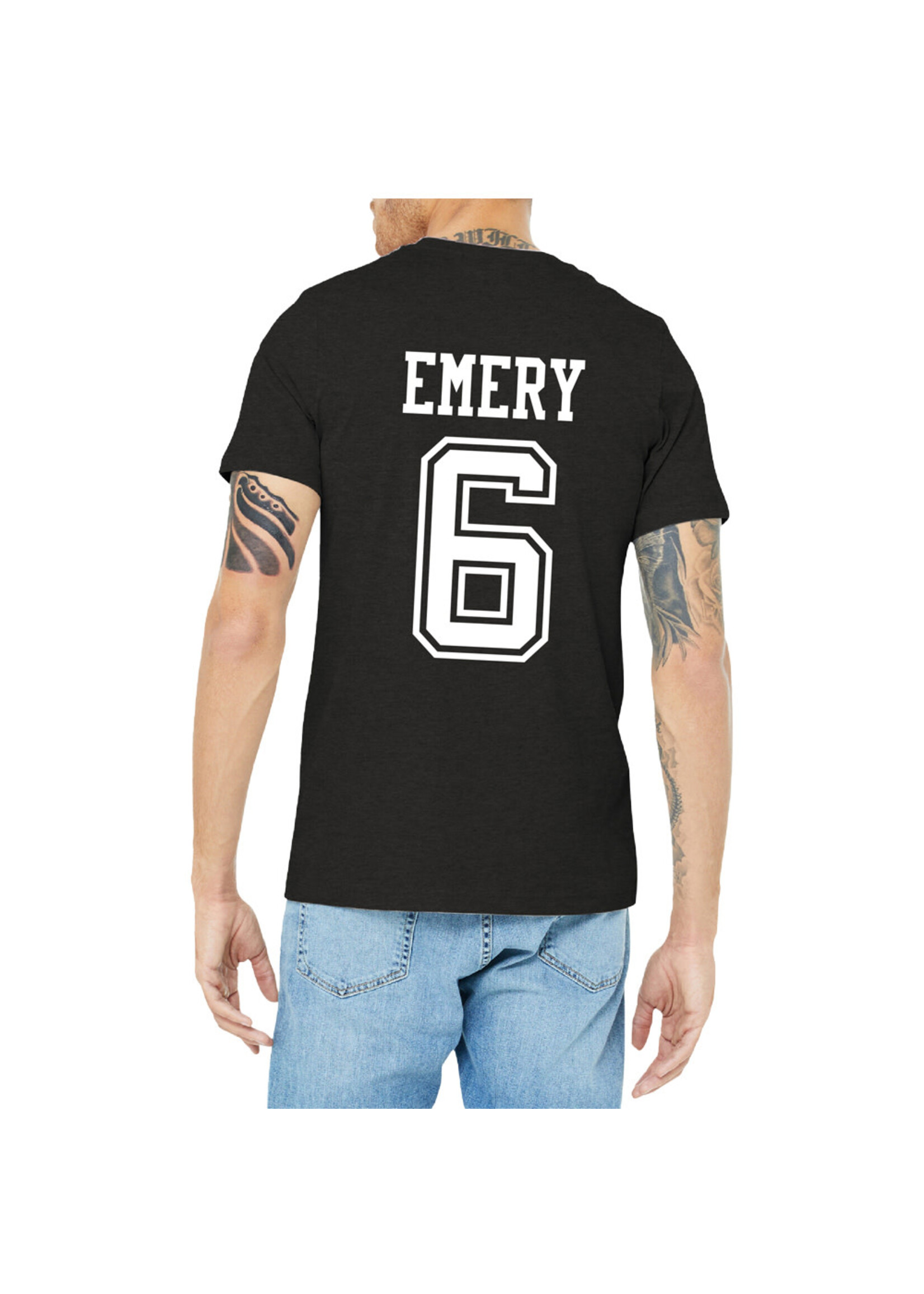 AHUNDYP #6 EJ Emery North Dakota Hockey Sport Adult Tee