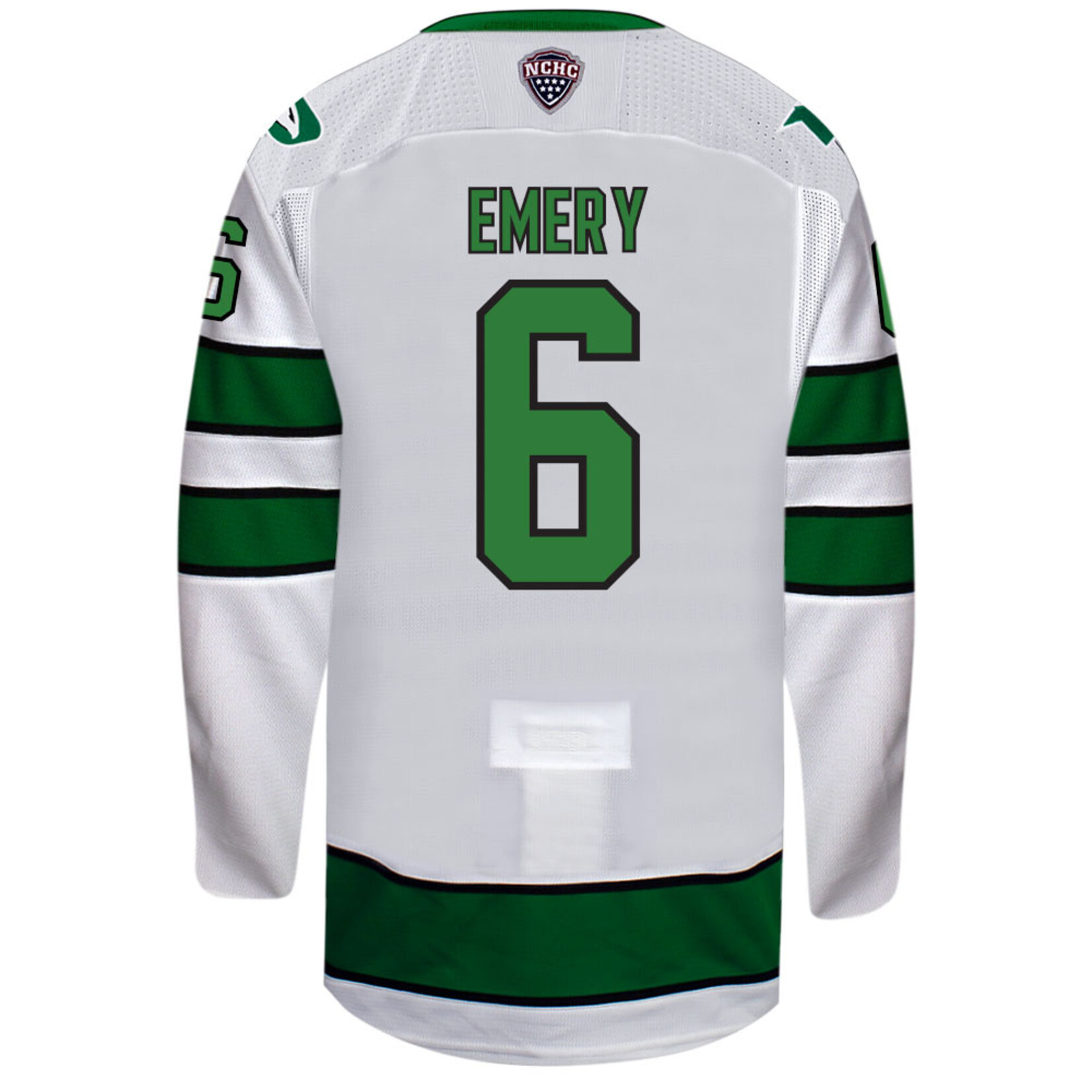 AHUNDYP #6 EJ Emery Adidas Authentic North Dakota Hockey Jersey