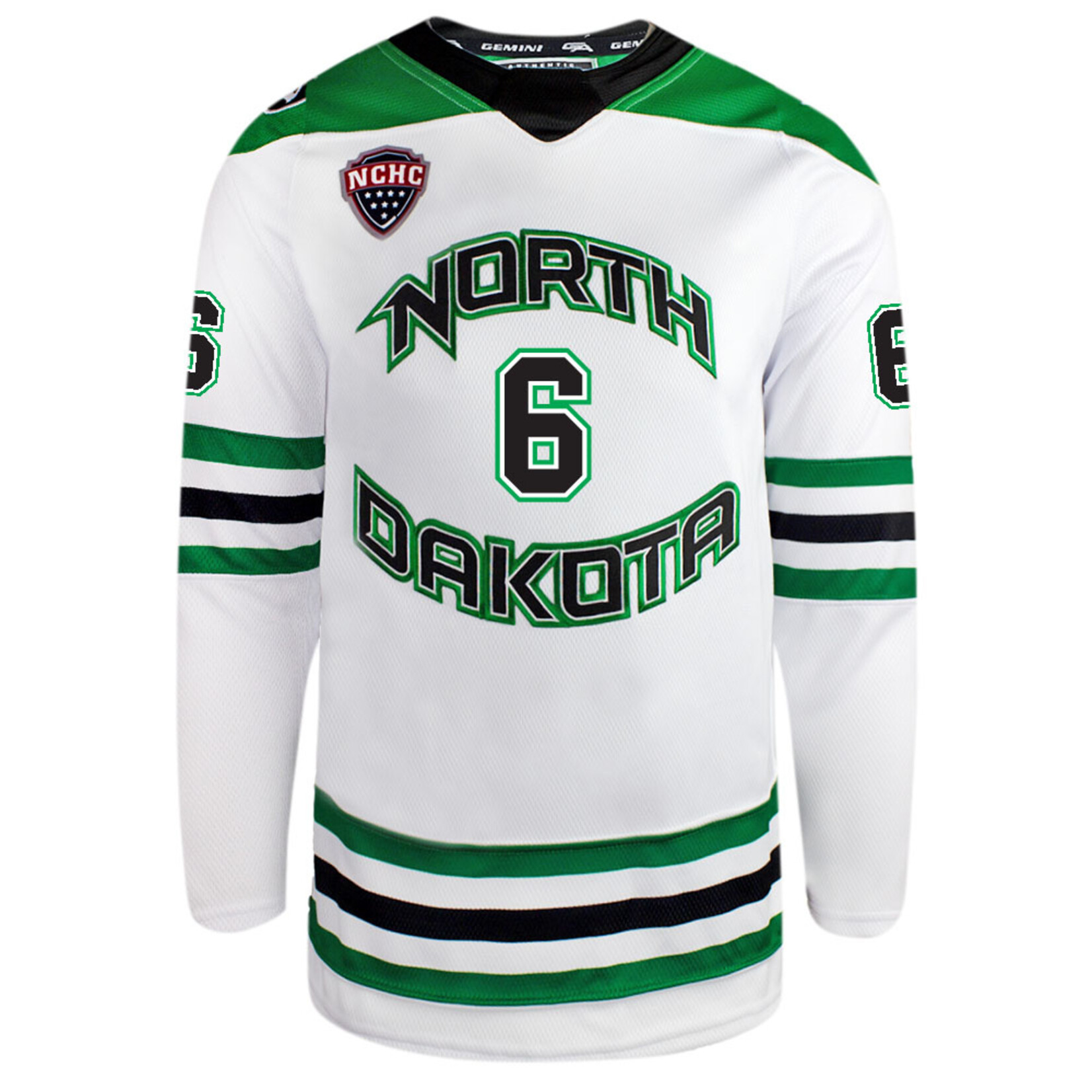 AHUNDYP #6 EJ Emery Adidas Authentic North Dakota Hockey Jersey