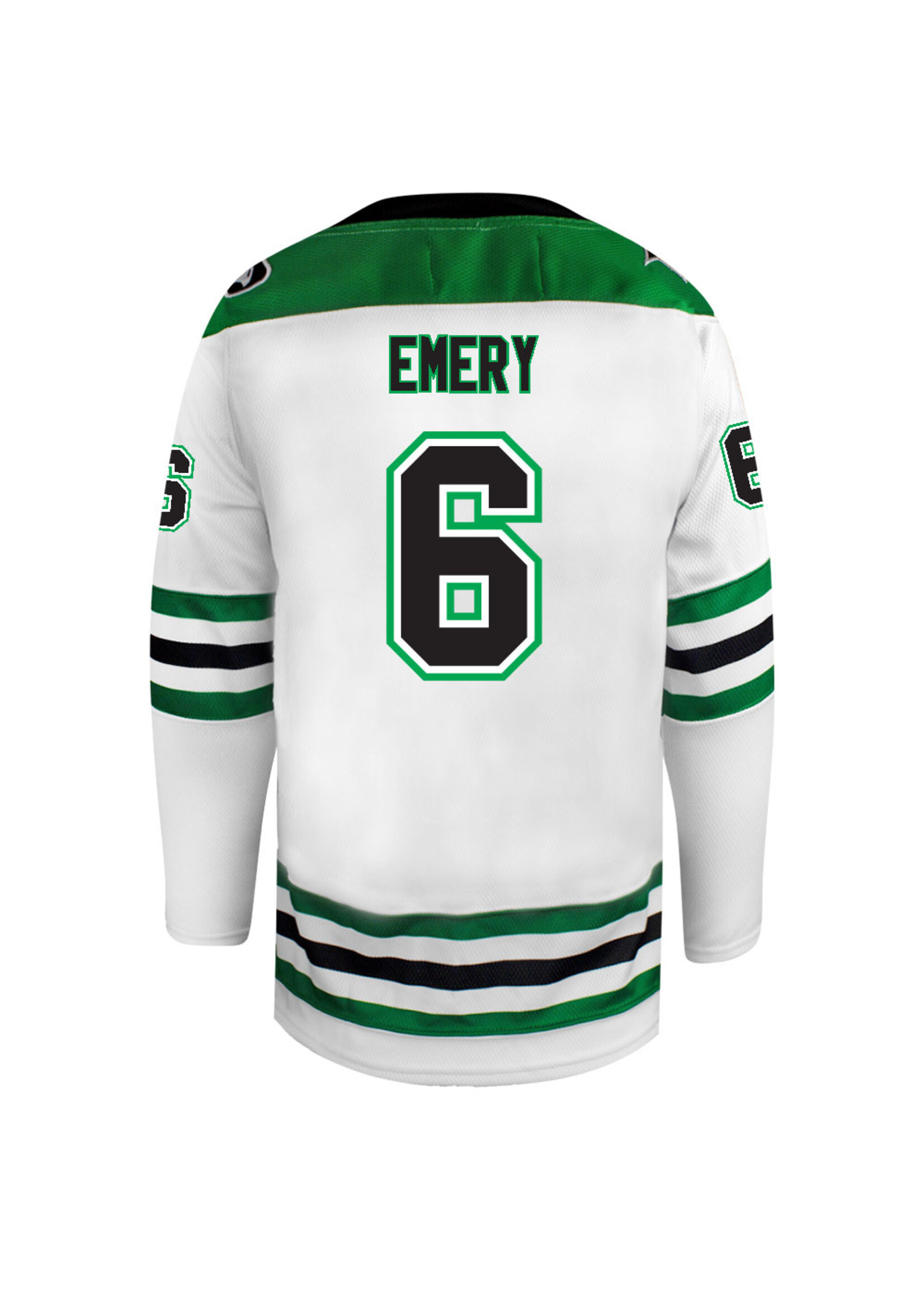 Beauty Unis #6 EJ Emery North Dakota Hockey Beauty Youth Jersey