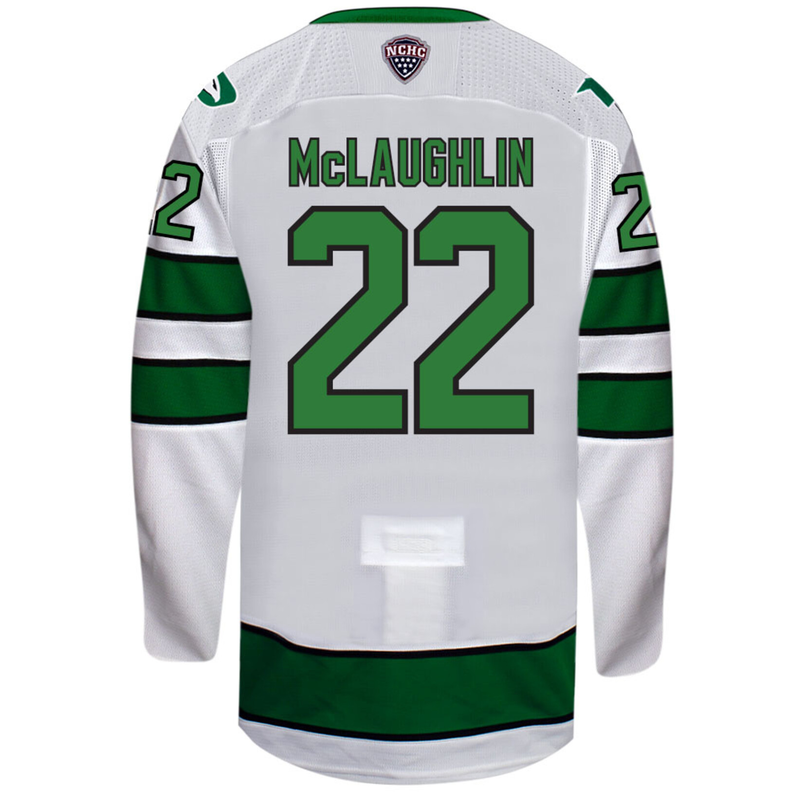 Adidas #22 Owen McLaughlin Adidas Authentic North Dakota Hockey Jersey