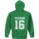 AHUNDYP #16 Andrew Strathmann North Dakota Hockey Sport Adult Hood