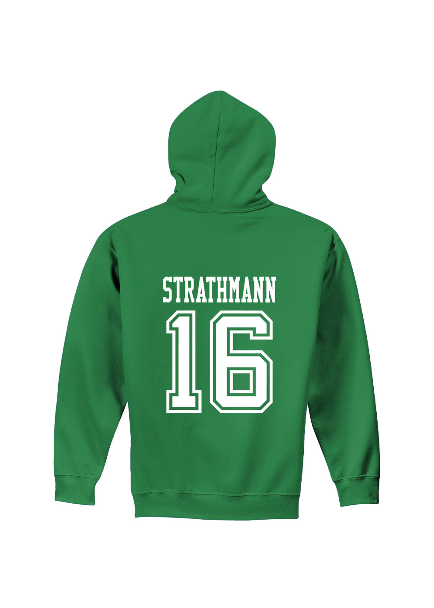 AHUNDYP #16 Andrew Strathmann North Dakota Hockey Sport Adult Hood