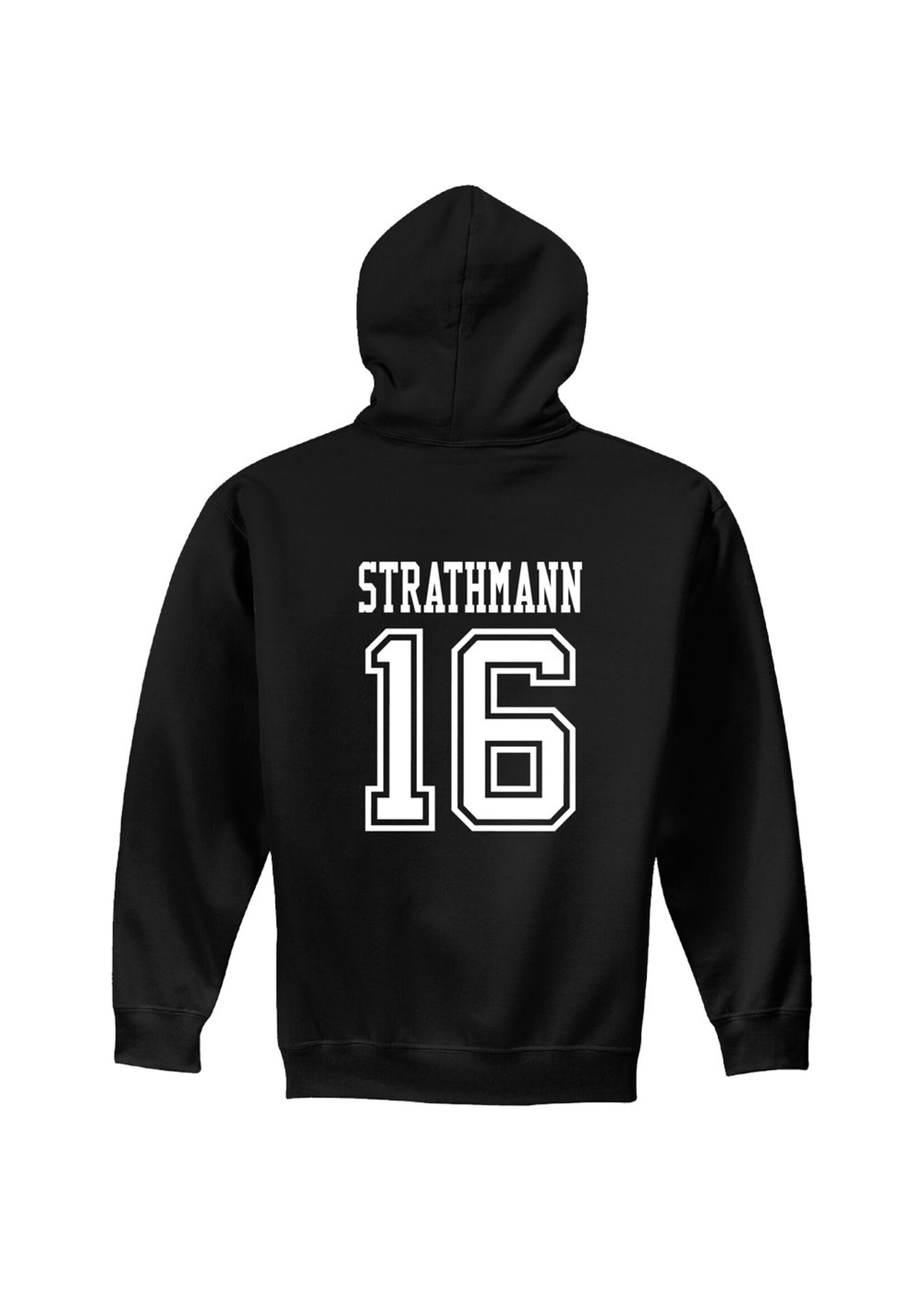 AHUNDYP #16 Andrew Strathmann North Dakota Hockey Sport Adult Hood