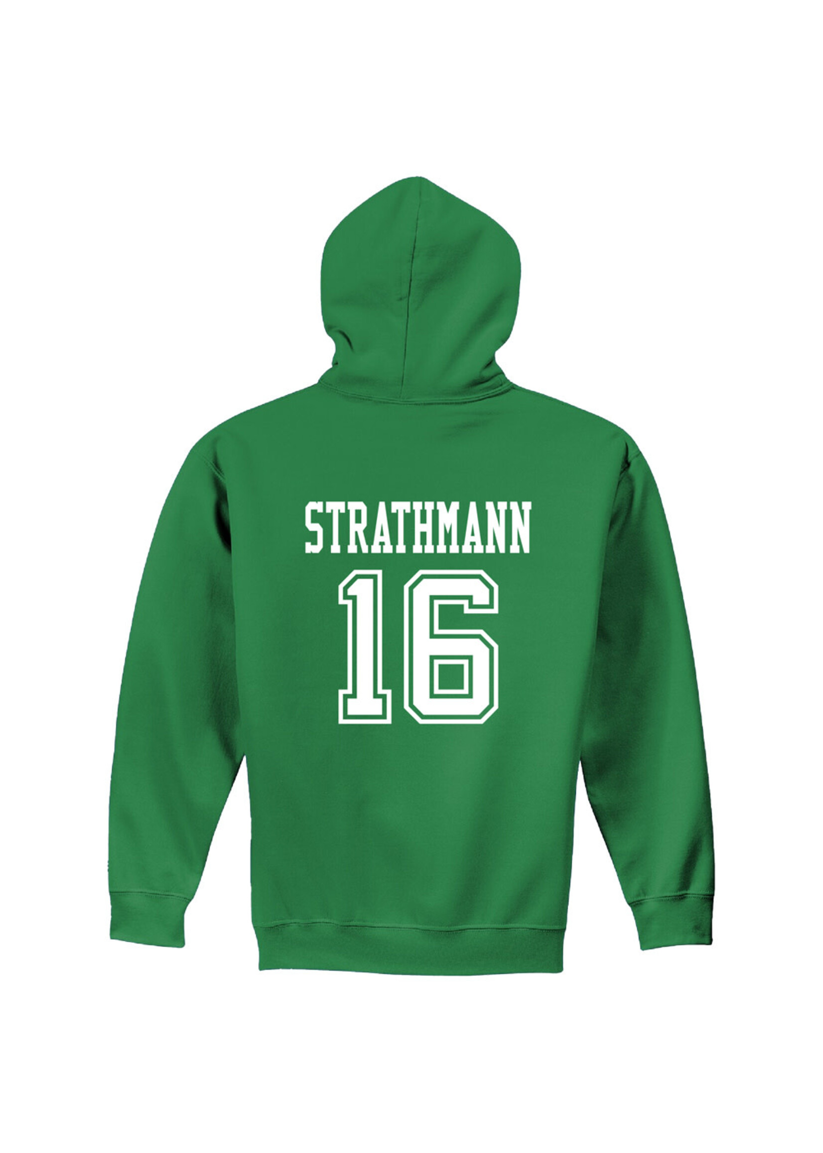 AHUNDYP #16 Andrew Strathmann North Dakota Hockey Sport Youth Hood