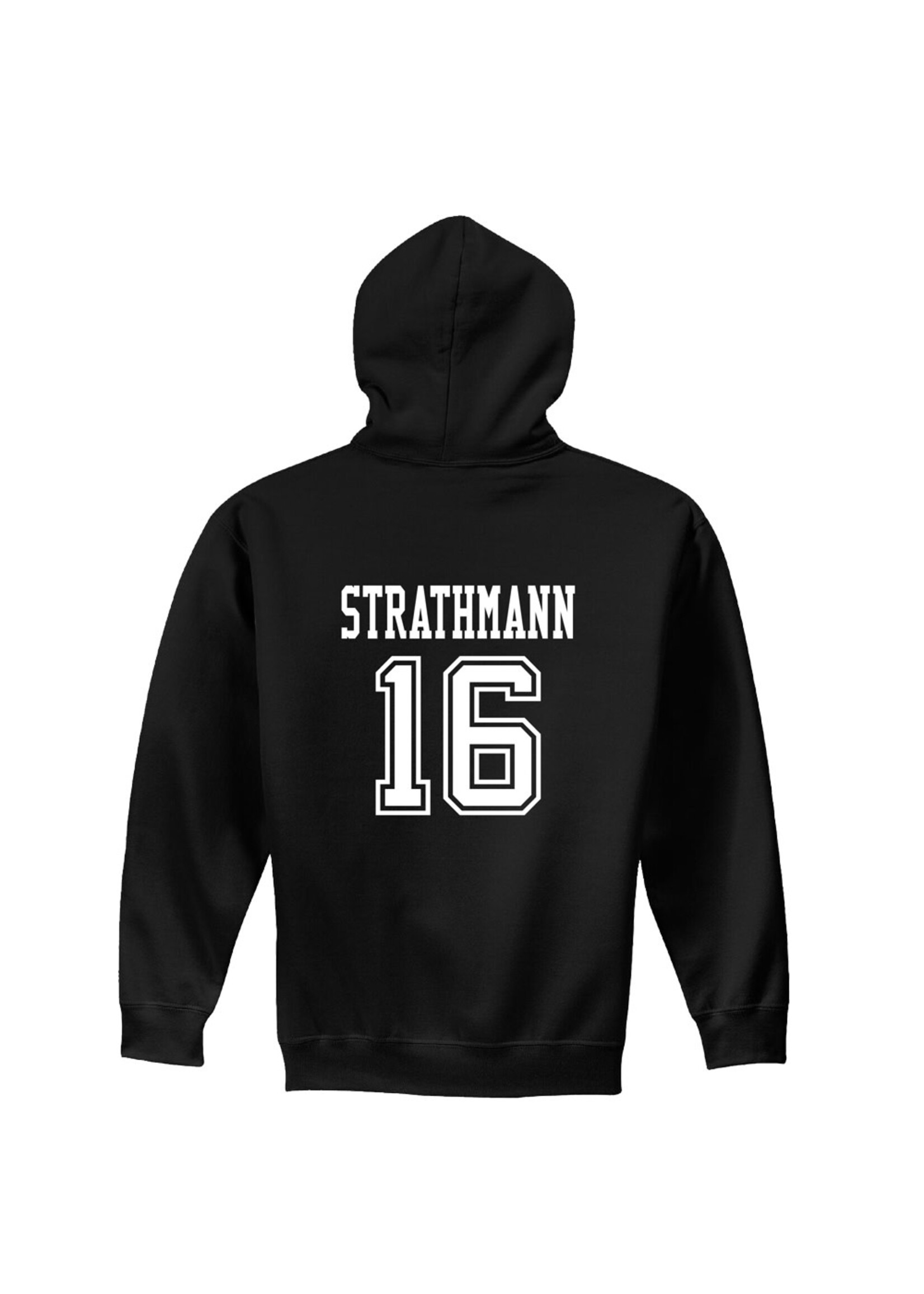 AHUNDYP #16 Andrew Strathmann North Dakota Hockey Sport Youth Hood