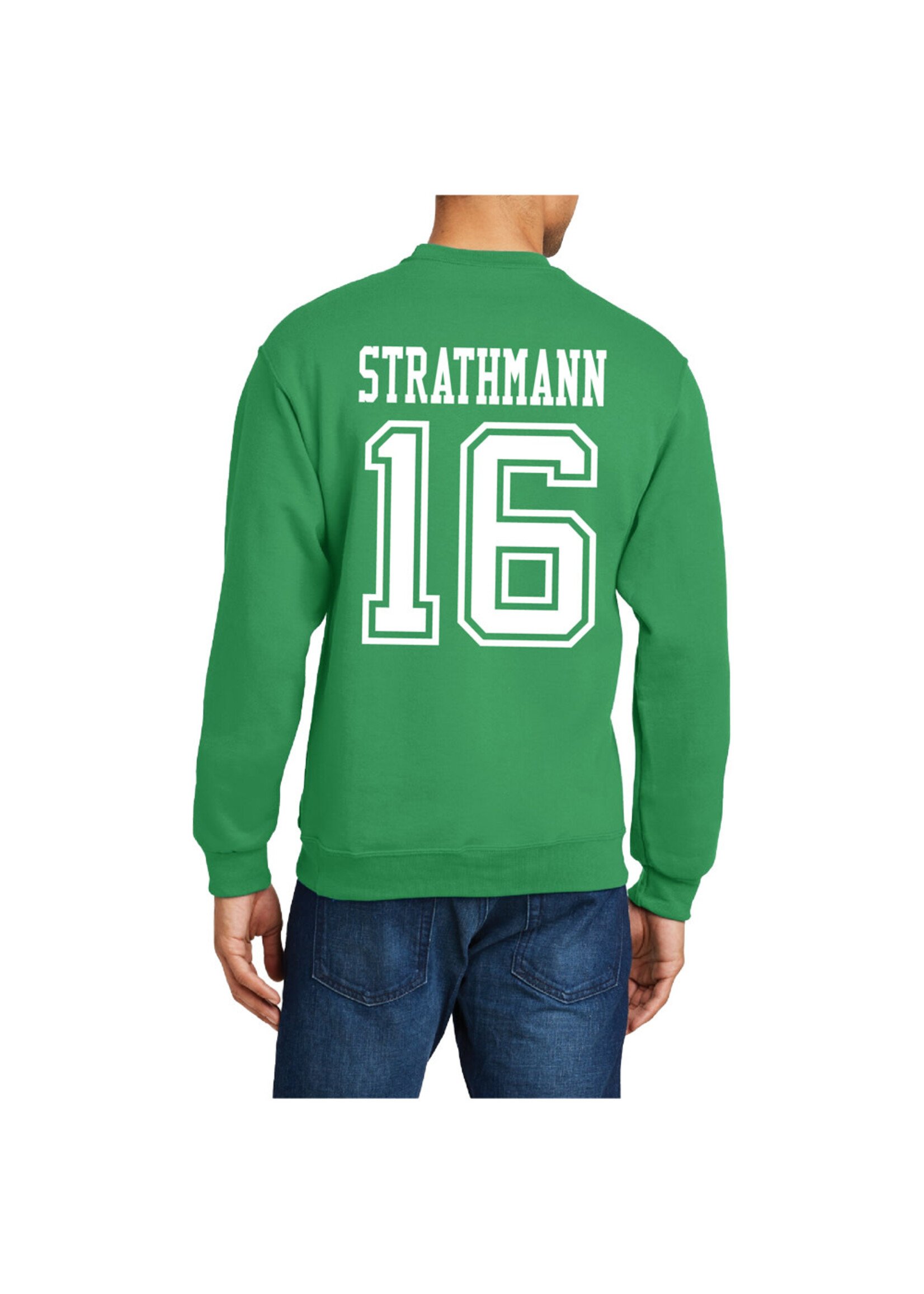 AHUNDYP #16 Andrew Strathmann North Dakota Hockey Sport Adult Crew