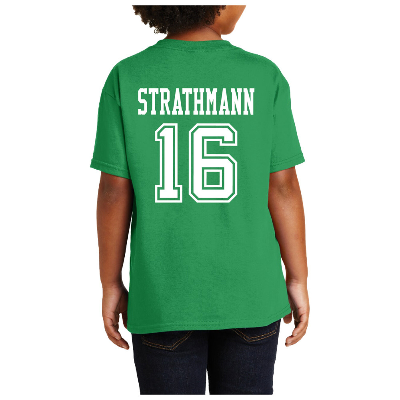 AHUNDYP #16 Andrew Strathmann North Dakota Hockey Sport Youth Tee