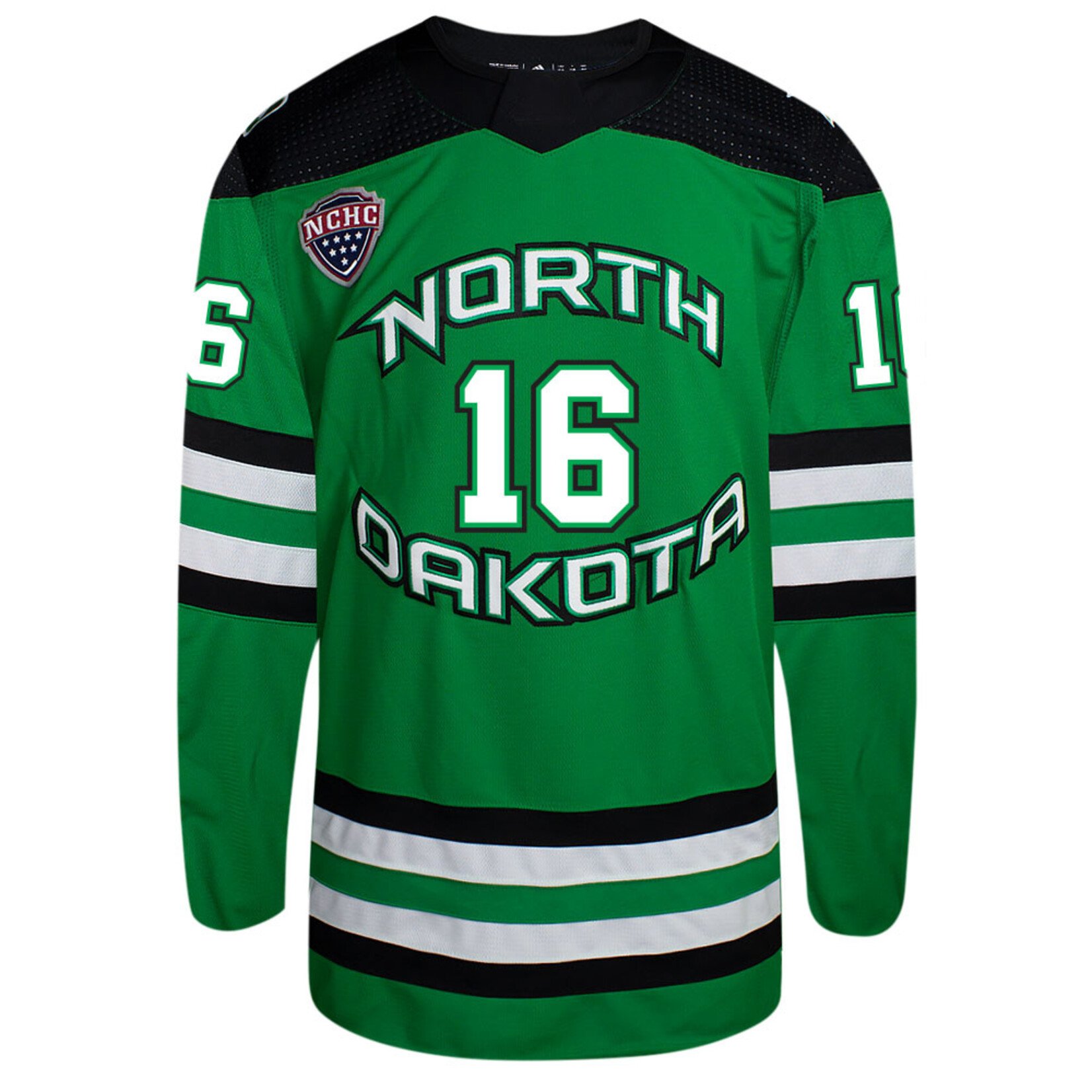 Adidas #16 Andrew Strathmann Adidas Authentic North Dakota Hockey Jersey