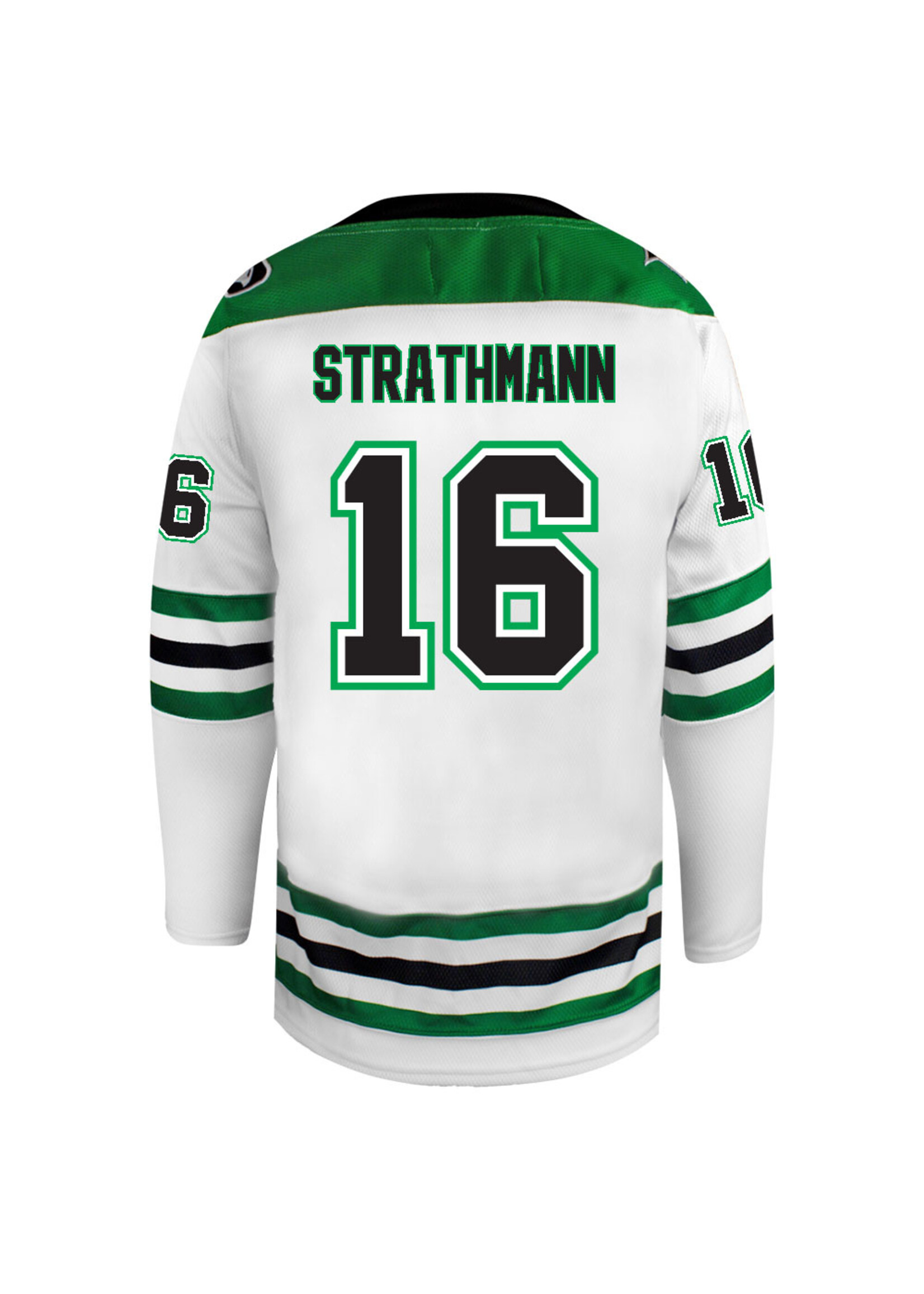 Beauty Unis #16 Andrew Strathmann North Dakota Hockey Beauty Youth Jersey