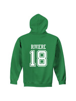 AHUNDYP #18 Katy Riviere North Dakota Volleyball Sport Adult Hood AHUNDYP #18 Katy Riviere North Dakota Volleyball Sport Adult Hood