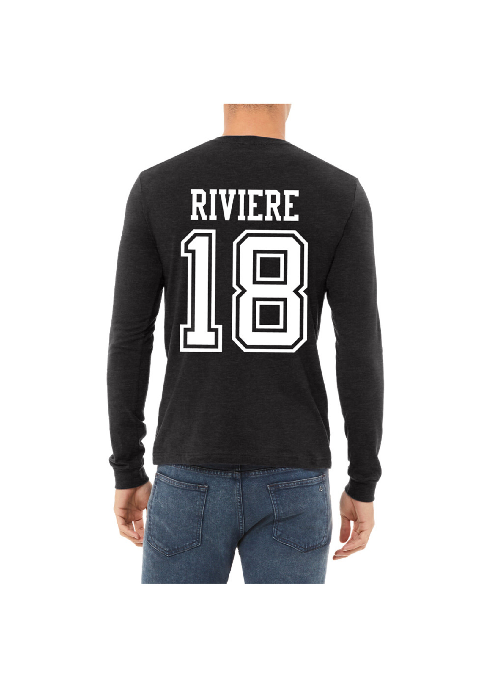 AHUNDYP #18 Katy Riviere North Dakota Volleyball Sport Adult Long Sleeve