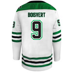 Adidas #9 Sacha Boisvert Adidas Authentic North Dakota Hockey Jersey