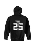 AHUNDYP #25 Abram Wiebe North Dakota Hockey Sport Adult Hood