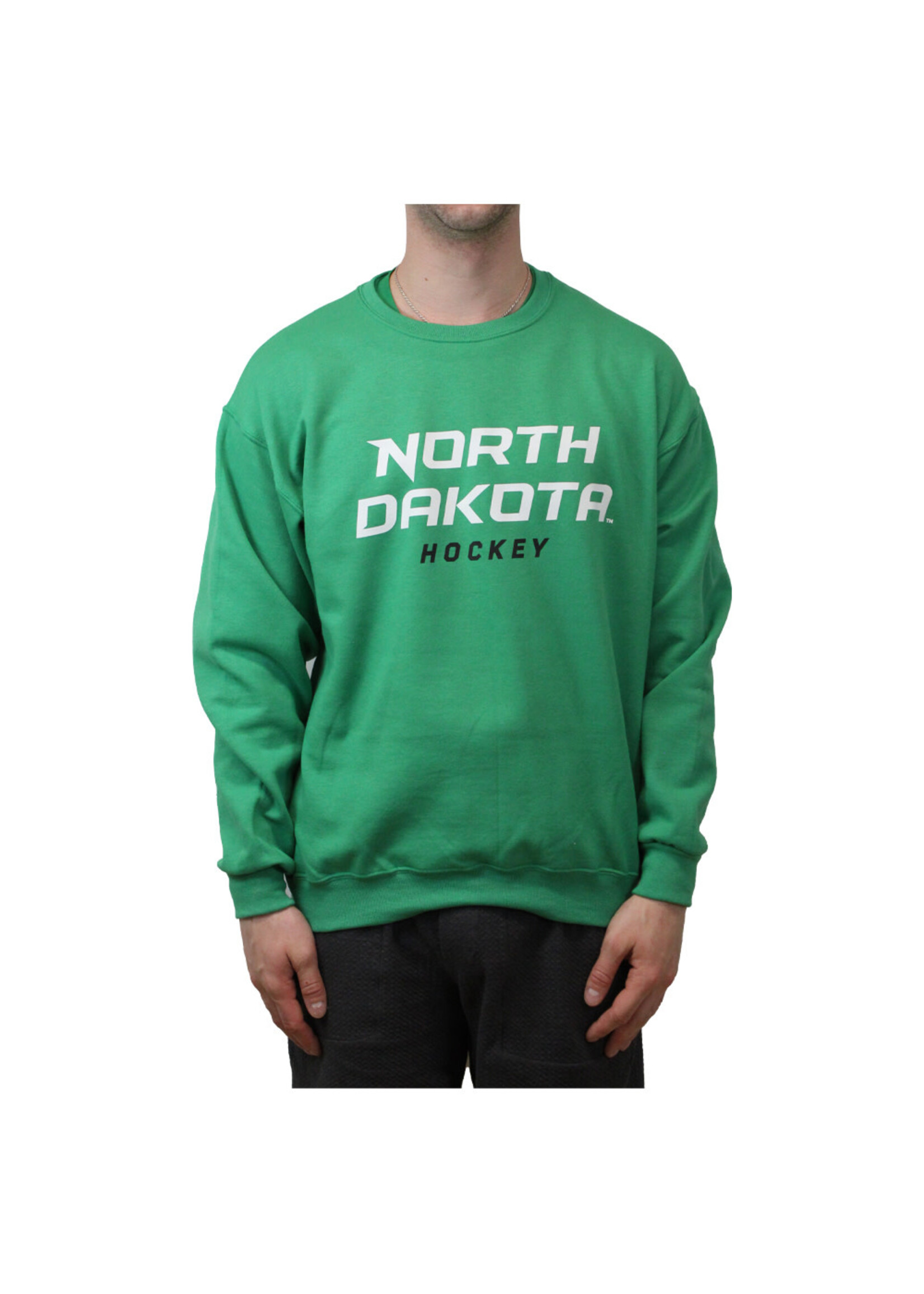 AHUNDYP #25 Abram Wiebe North Dakota Hockey Sport Adult Crew