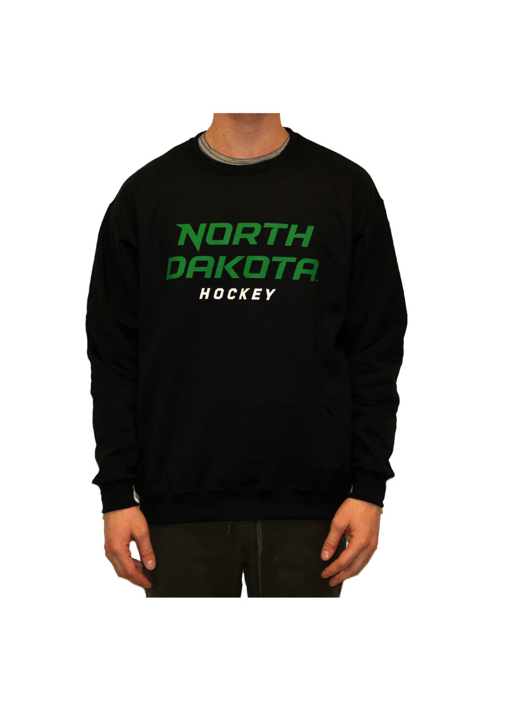 AHUNDYP #25 Abram Wiebe North Dakota Hockey Sport Adult Crew