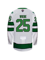 Beauty Unis #25 Abram Wiebe North Dakota Hockey Beauty Youth Jersey