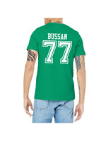 AHUNDYP #77 Mark Bussan North Dakota Football Sport Adult Tee AHUNDYP #77 Mark Bussan North Dakota Football Sport Adult Tee