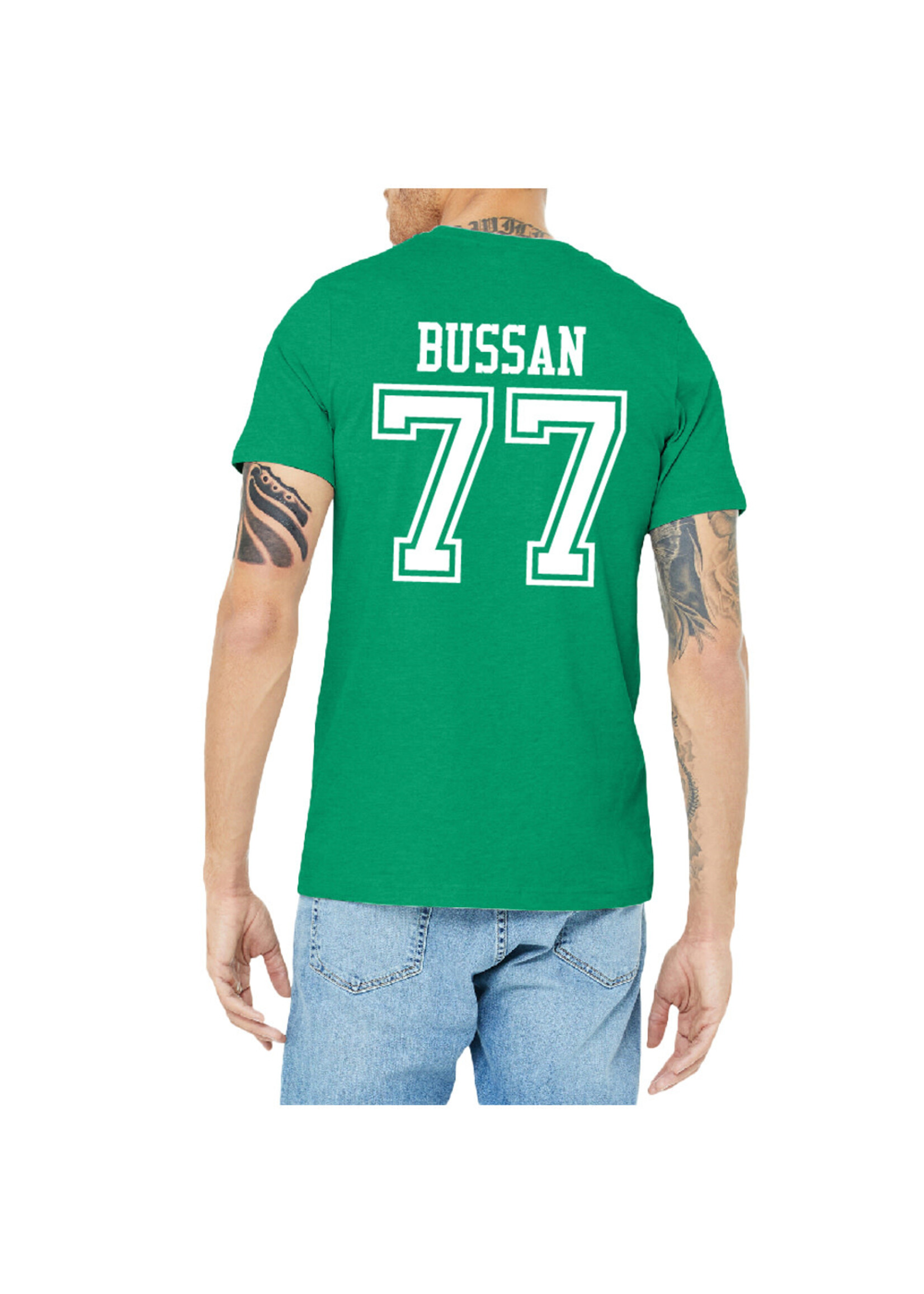 AHUNDYP #77 Mark Bussan North Dakota Football Sport Adult Tee