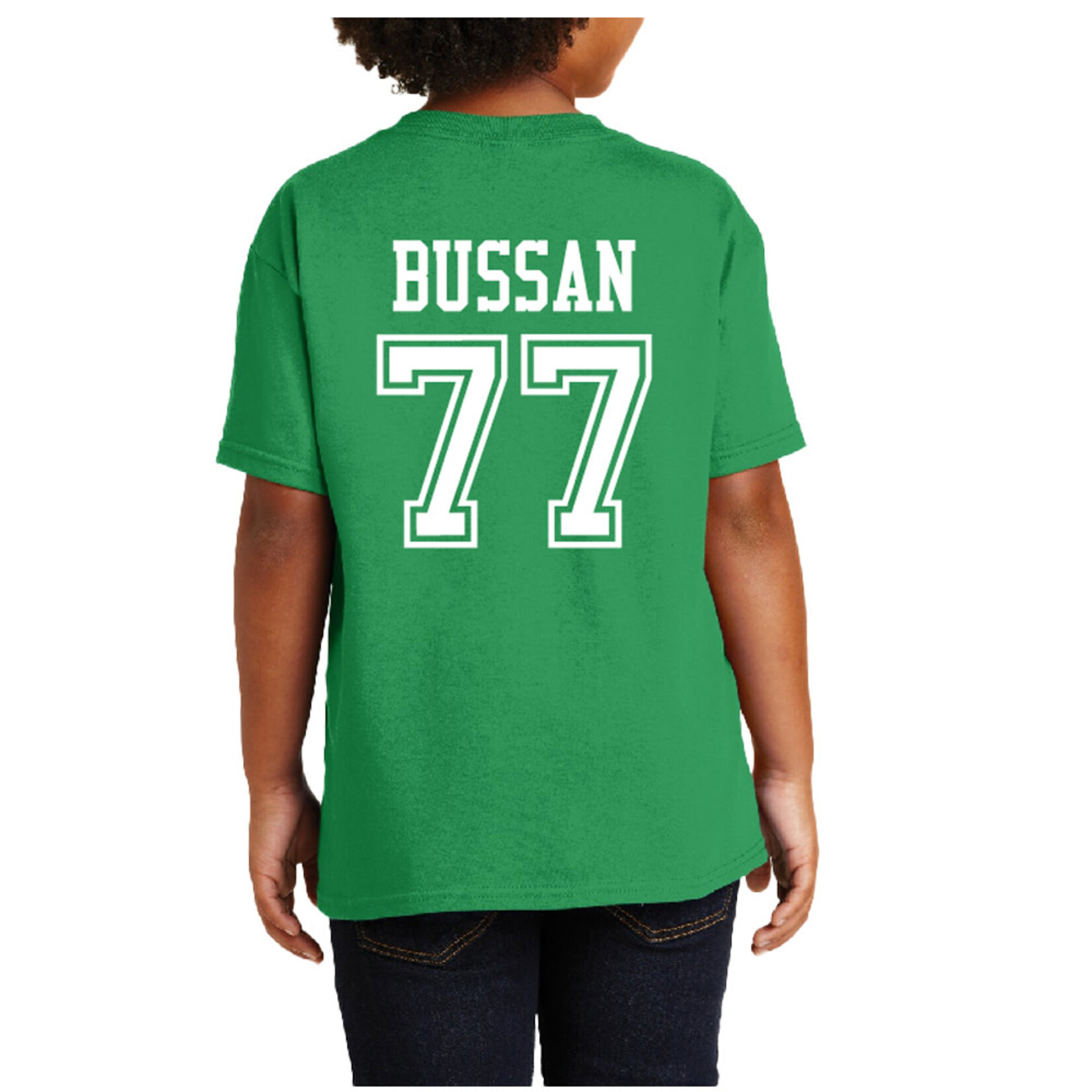 AHUNDYP #77 Mark Bussan North Dakota Football Sport Youth Tee