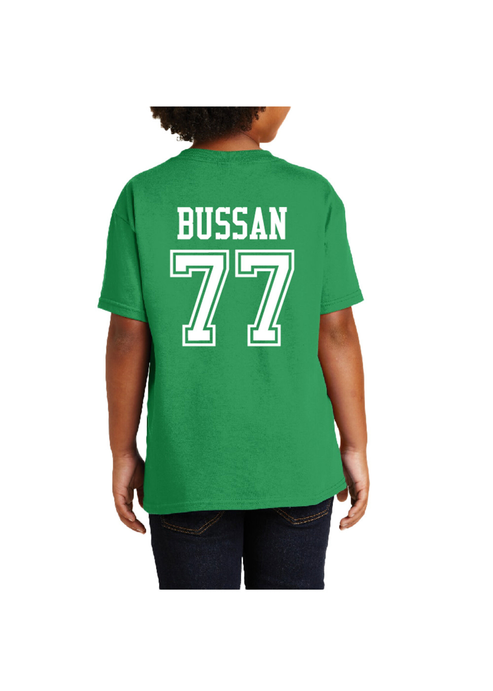 AHUNDYP #77 Mark Bussan North Dakota Football Sport Youth Tee