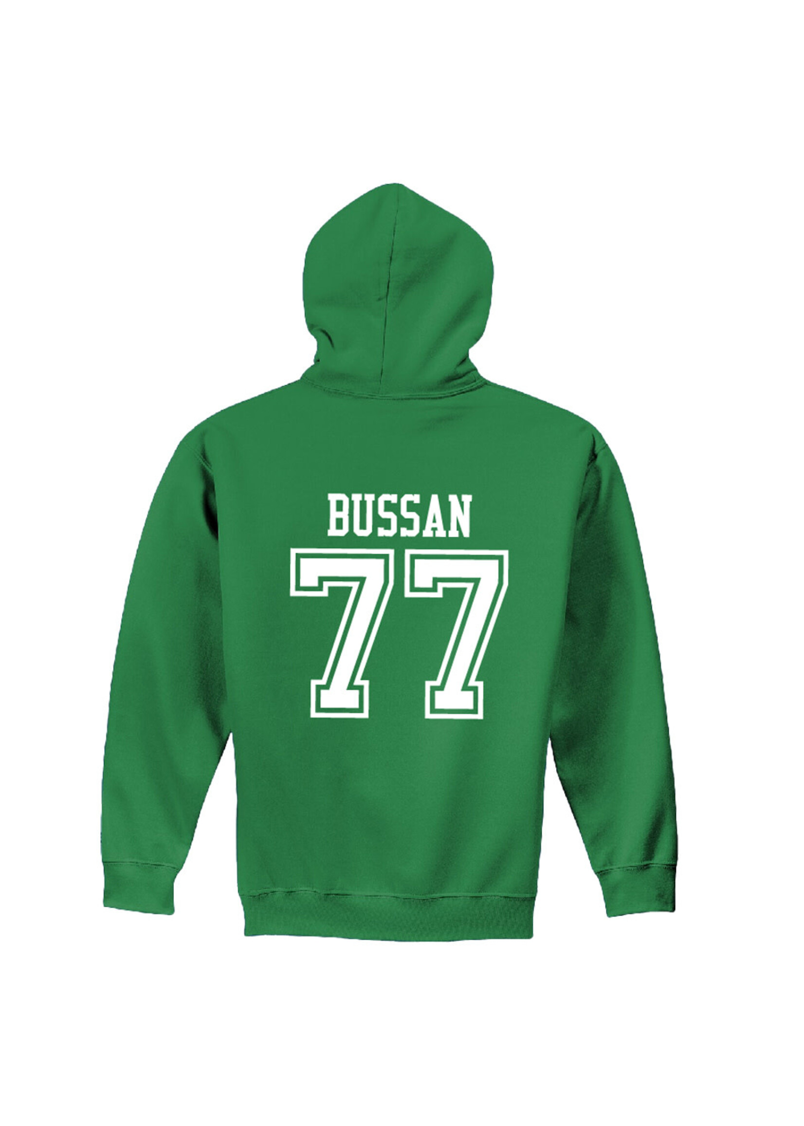 AHUNDYP #77 Mark Bussan North Dakota Football Sport Adult Hood