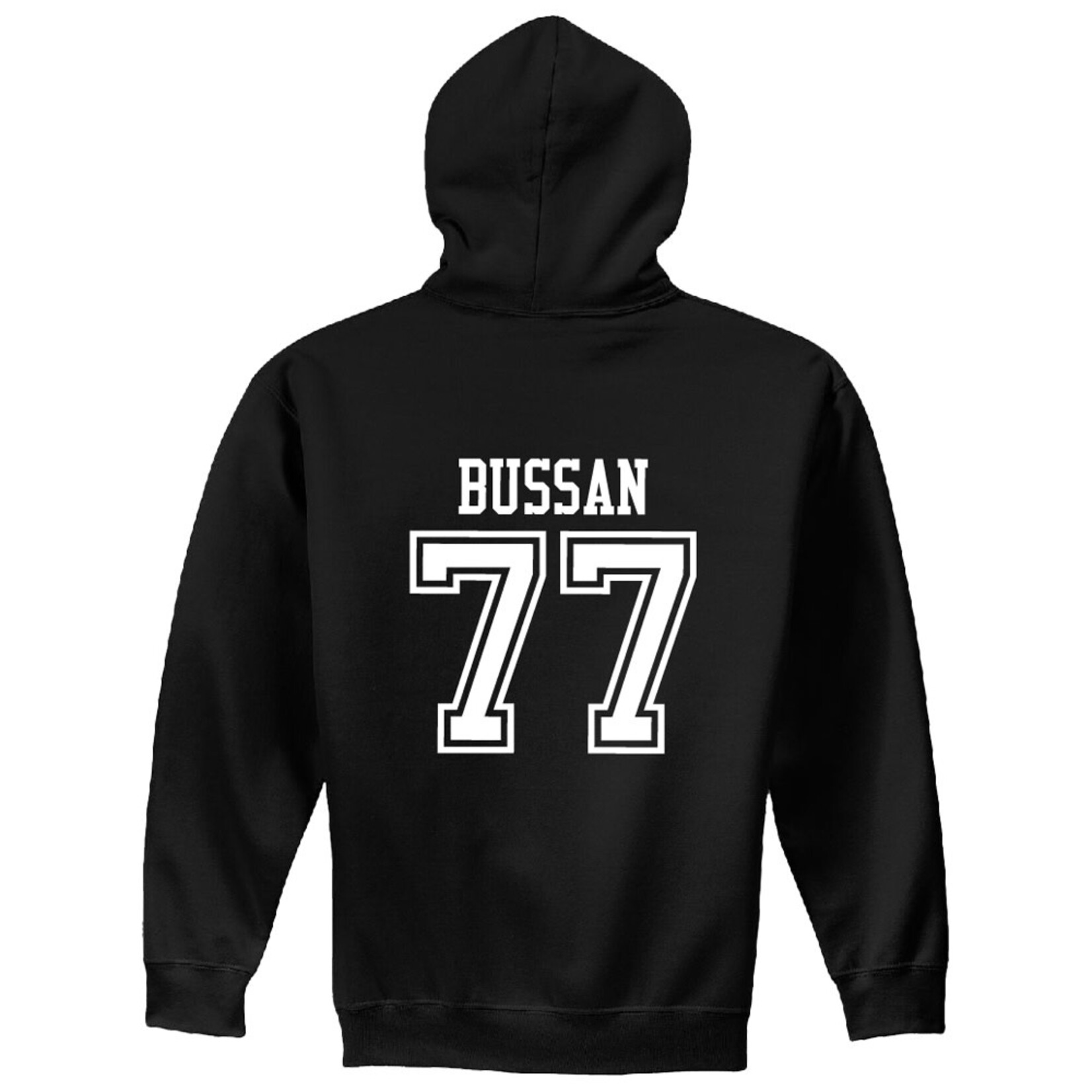 AHUNDYP #77 Mark Bussan North Dakota Football Sport Adult Hood