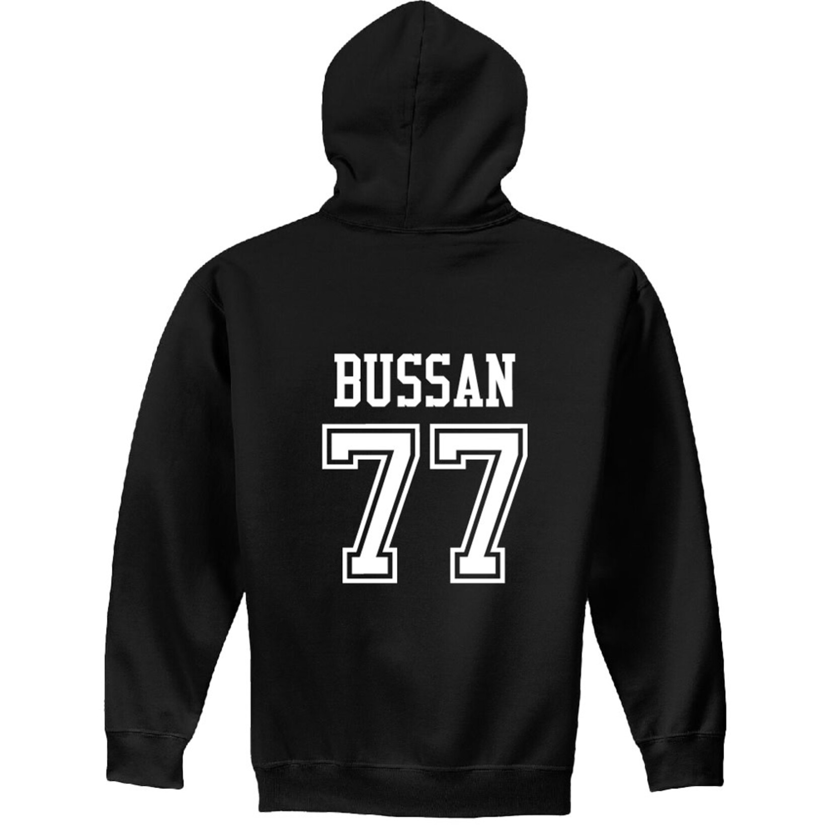 AHUNDYP #77 Mark Bussan North Dakota Football Sport Youth Hood