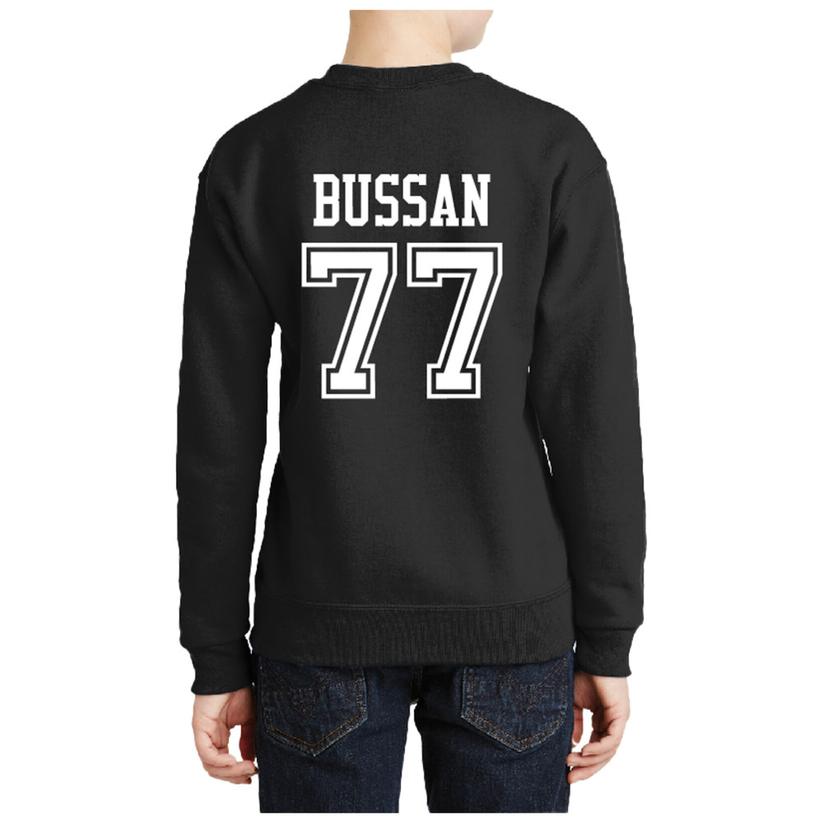 AHUNDYP #77 Mark Bussan North Dakota Football Sport Youth Crew