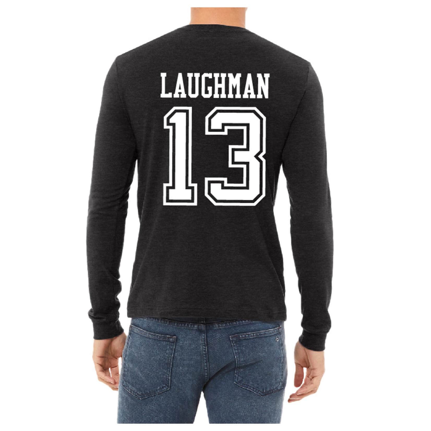 AHUNDYP #13 Kenten Laughman North Dakota Football Sport Adult Long Sleeve