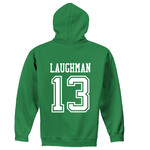 AHUNDYP #13 Kenten Laughman North Dakota Football Sport Adult Hood