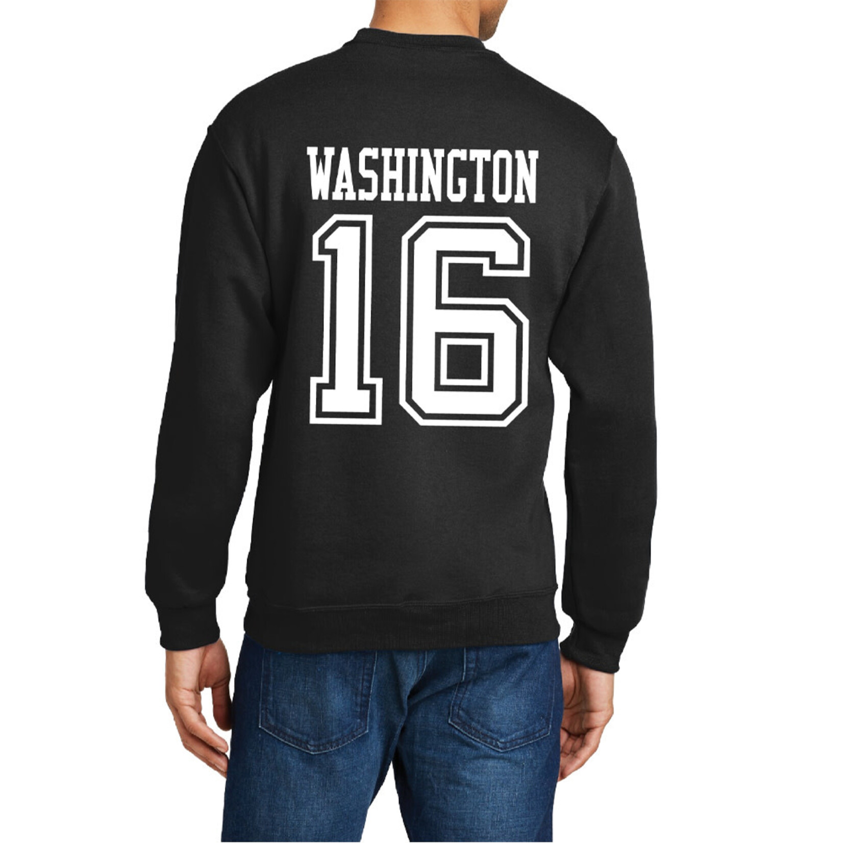 AHUNDYP #16 Vanessa Washington North Dakota Volleyball Sport Adult Crew