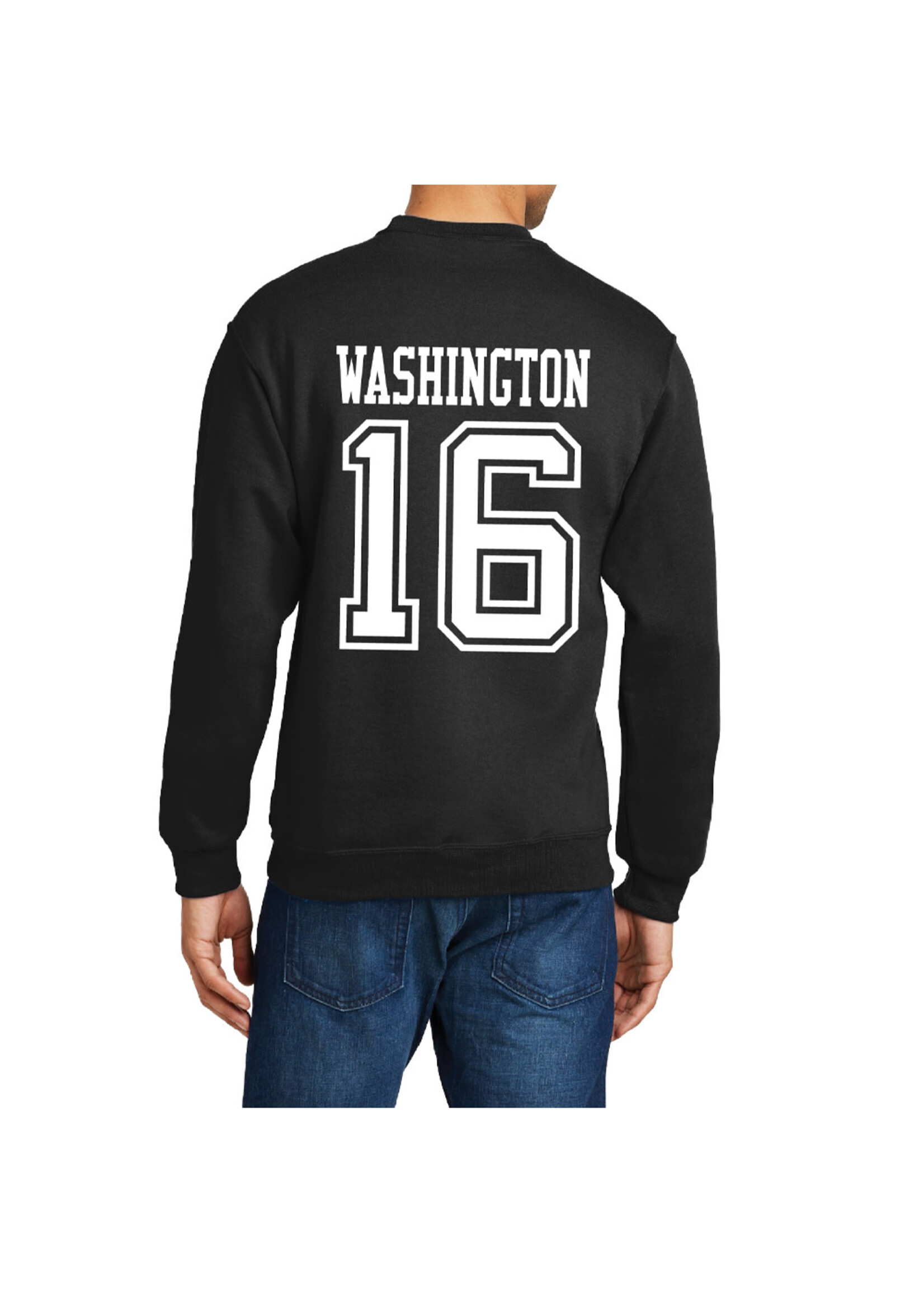 AHUNDYP #16 Vanessa Washington North Dakota Volleyball Sport Adult Crew