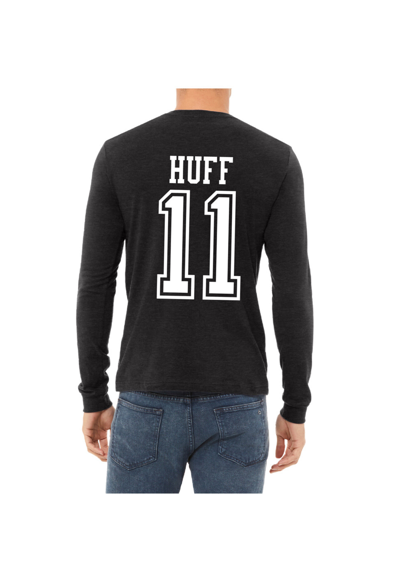 AHUNDYP #11 Morgan Huff North Dakota Soccer Sport Adult Long Sleeve