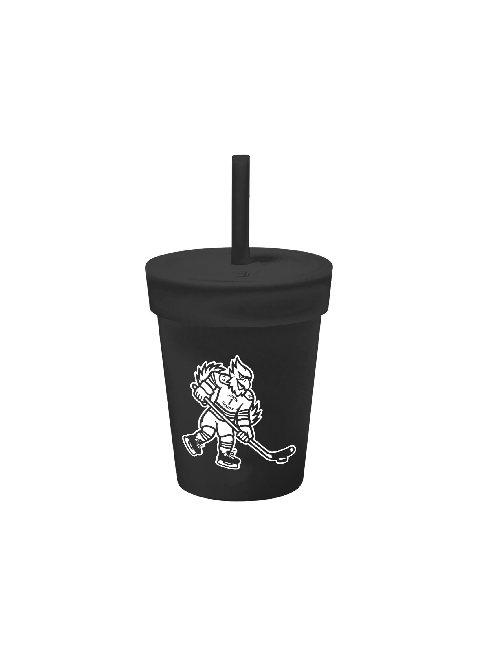 Wincraft Fighting Hawk Hockey Mascot 8oz Silicone Tumbler