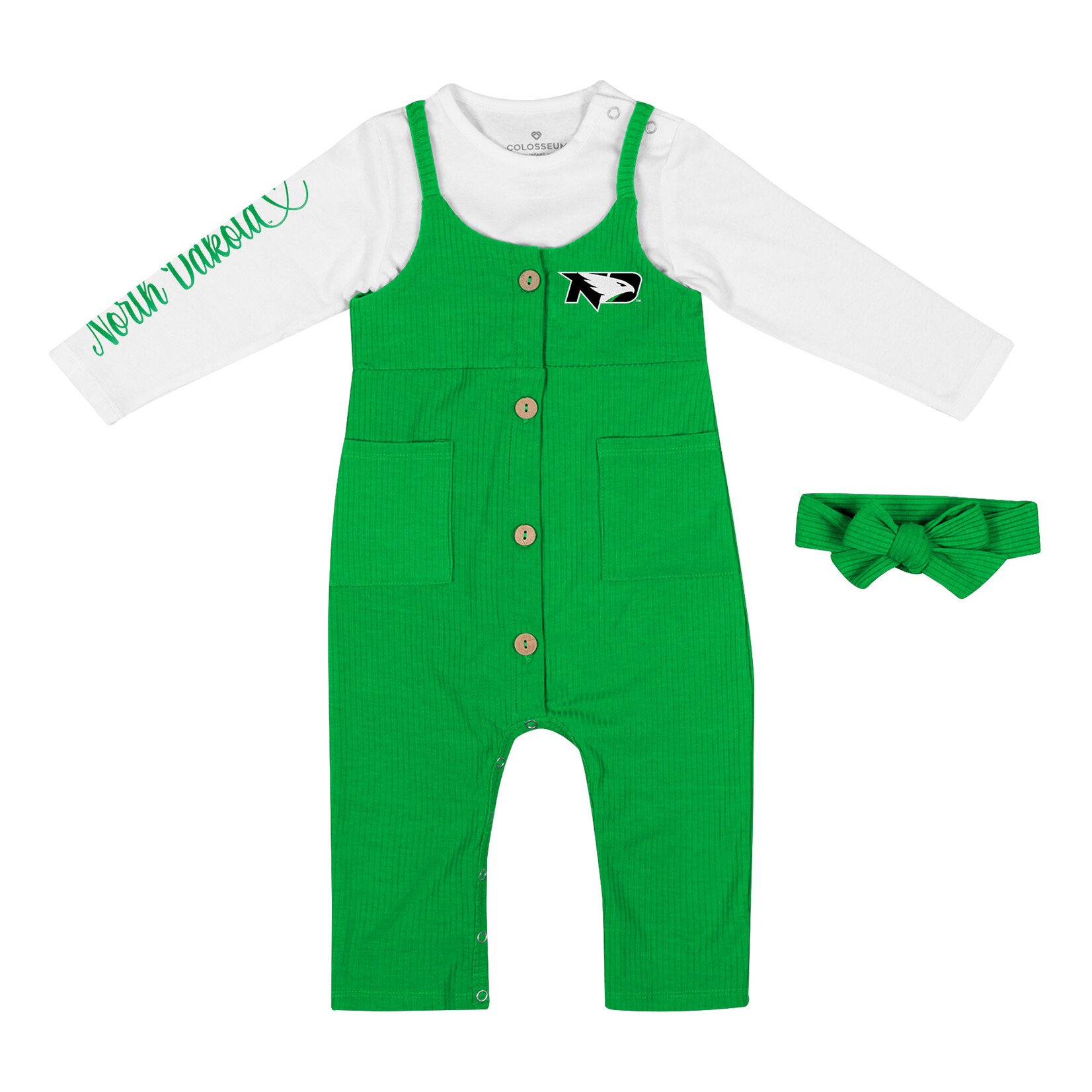 Colosseum Athletics Infant Girls Walk-Off Romper Set
