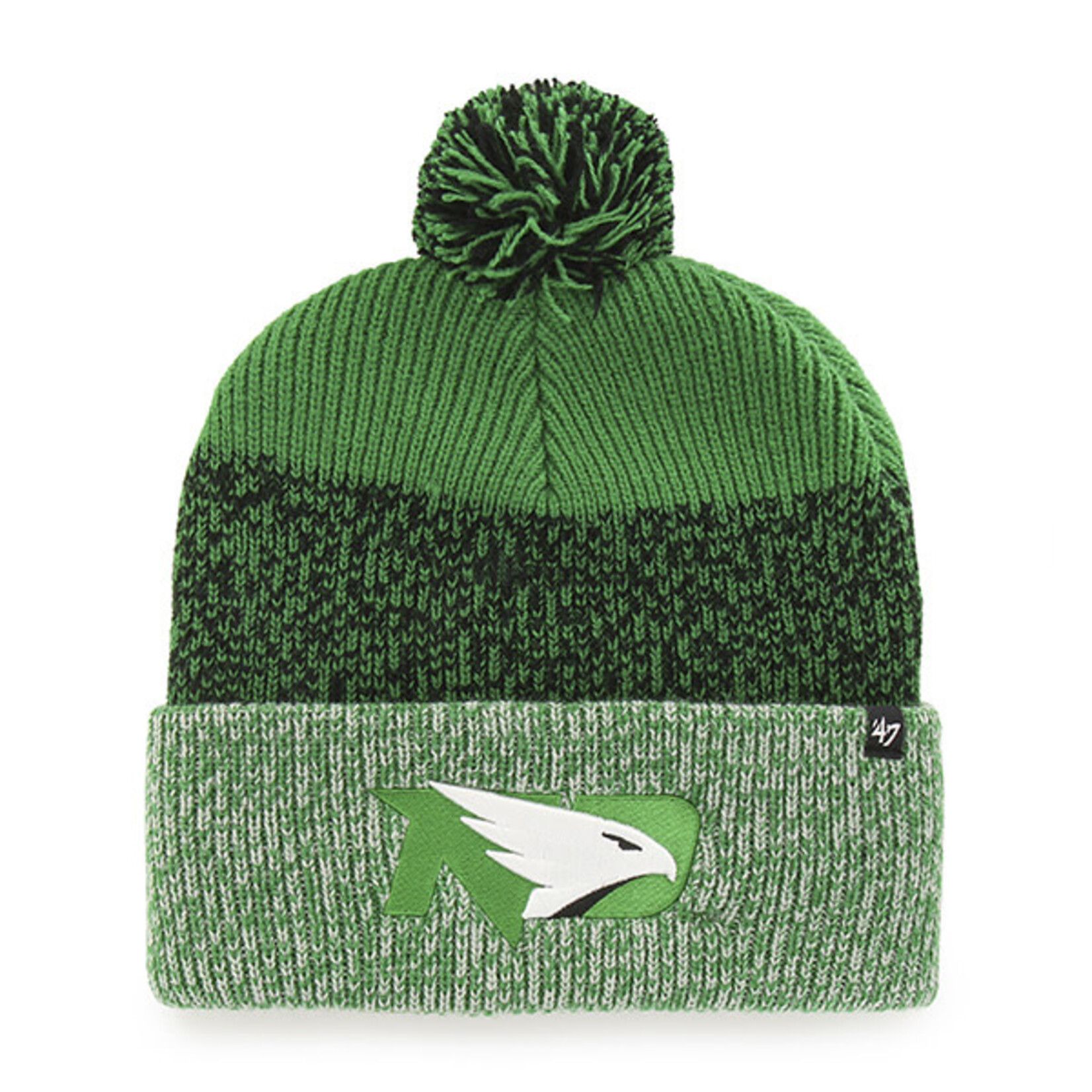 47 North Dakota Fighing Hawks Static Cuff Knit with Pom