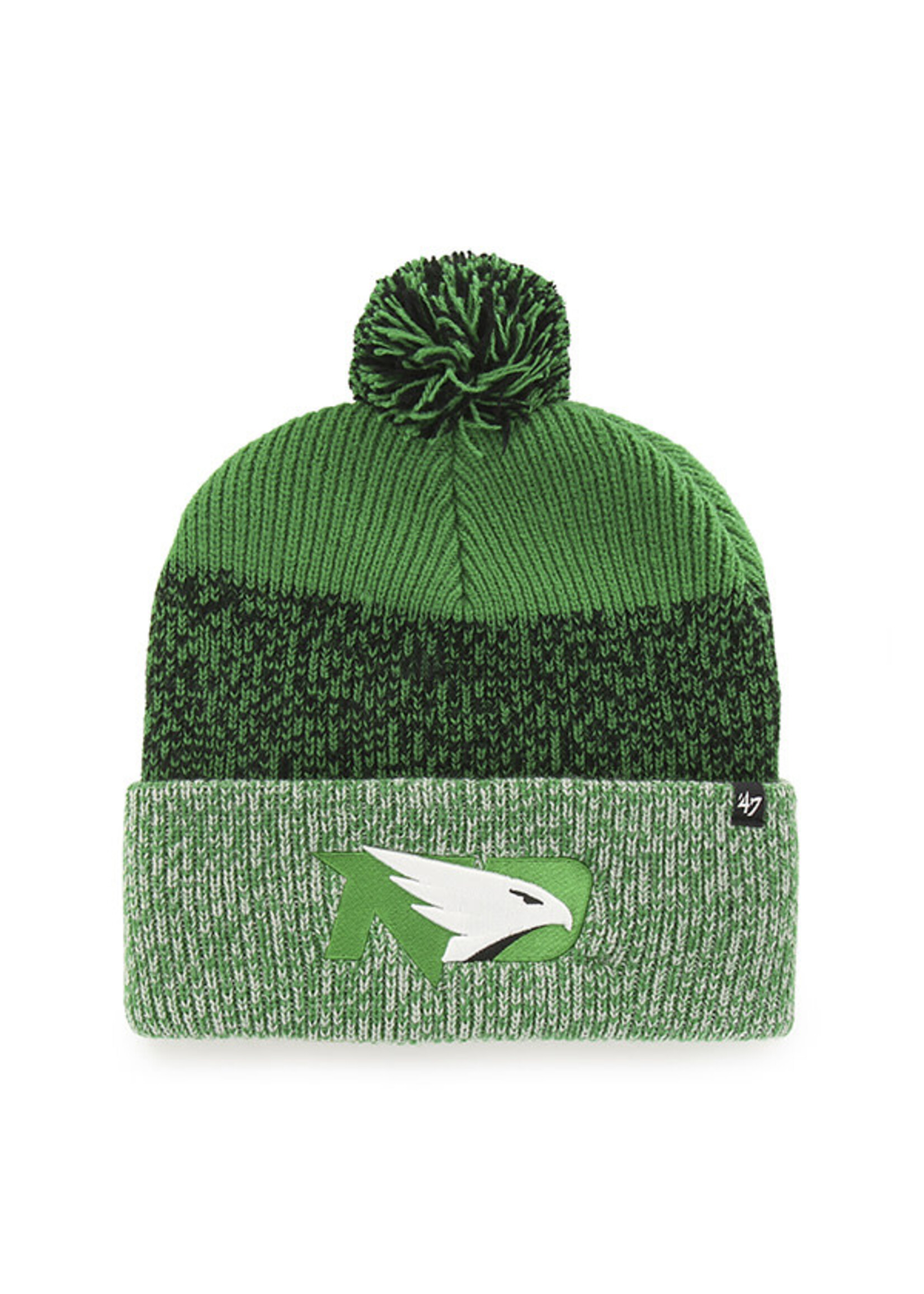 47 North Dakota Fighing Hawks Static Cuff Knit with Pom