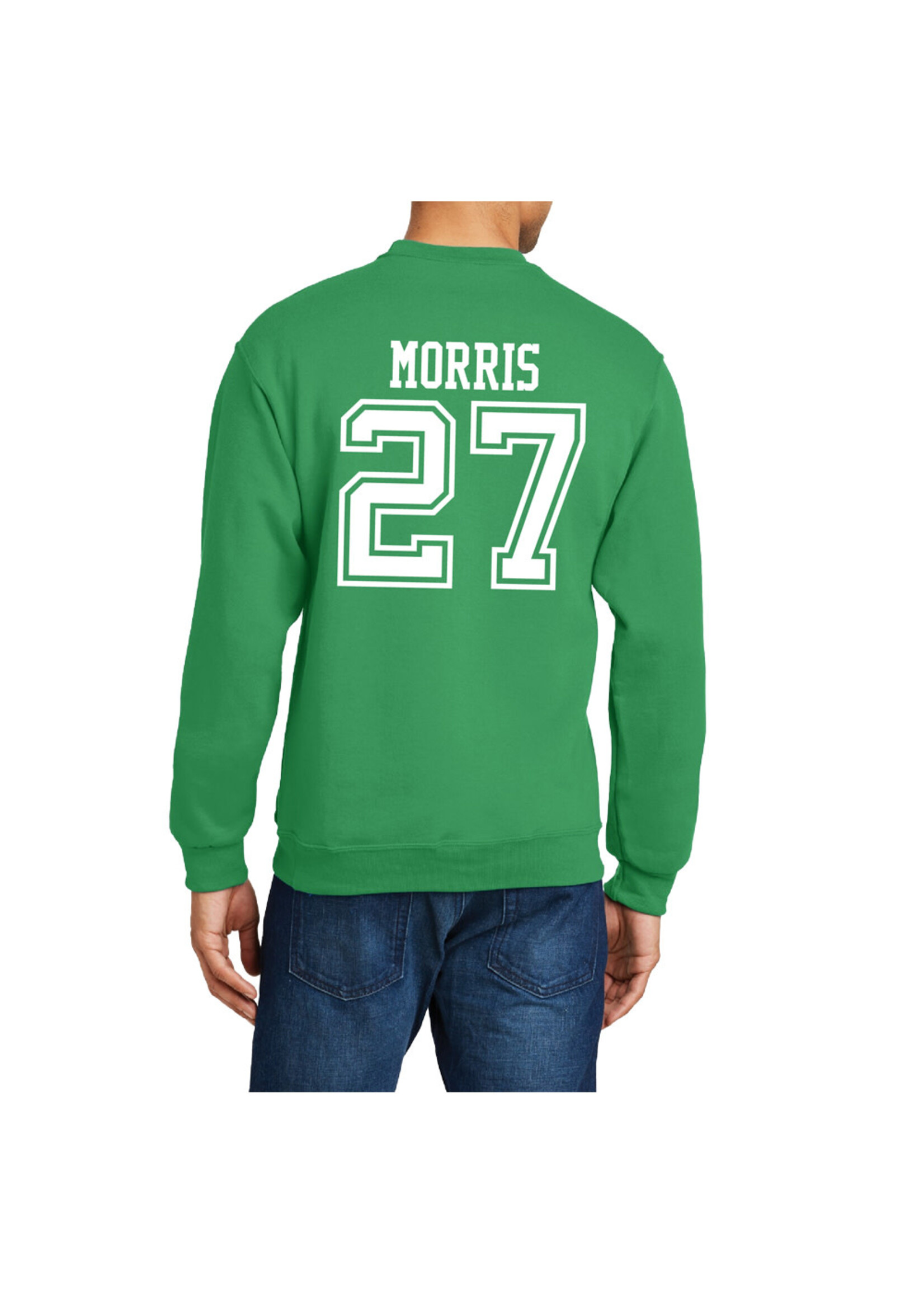 AHUNDYP #27 Brooklyn Morris North Dakota Softball Sport Adult Crew