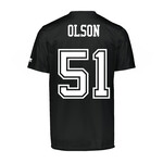#51 Caleb Olson Fan Football Jersey Adult