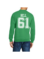 AHUNDYP #61 Wyatt Bell North Dakota Football Sport Adult Crew