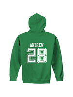 AHUNDYP #28 Dalton Andrew North Dakota Hockey Sport Adult Hood