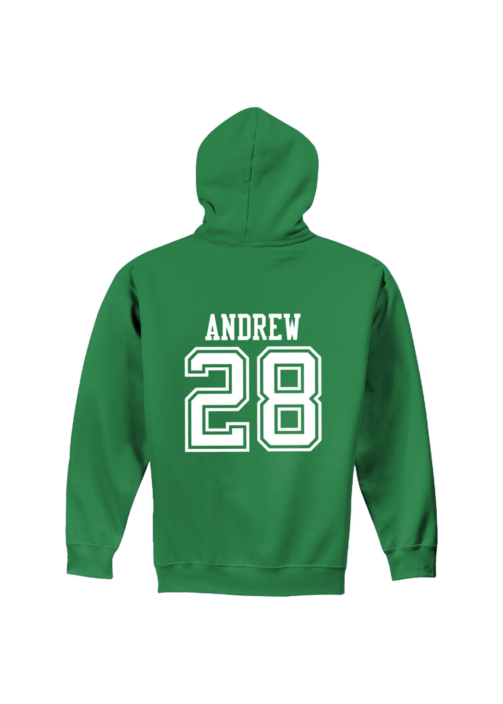 AHUNDYP #28 Dalton Andrew North Dakota Hockey Sport Adult Hood