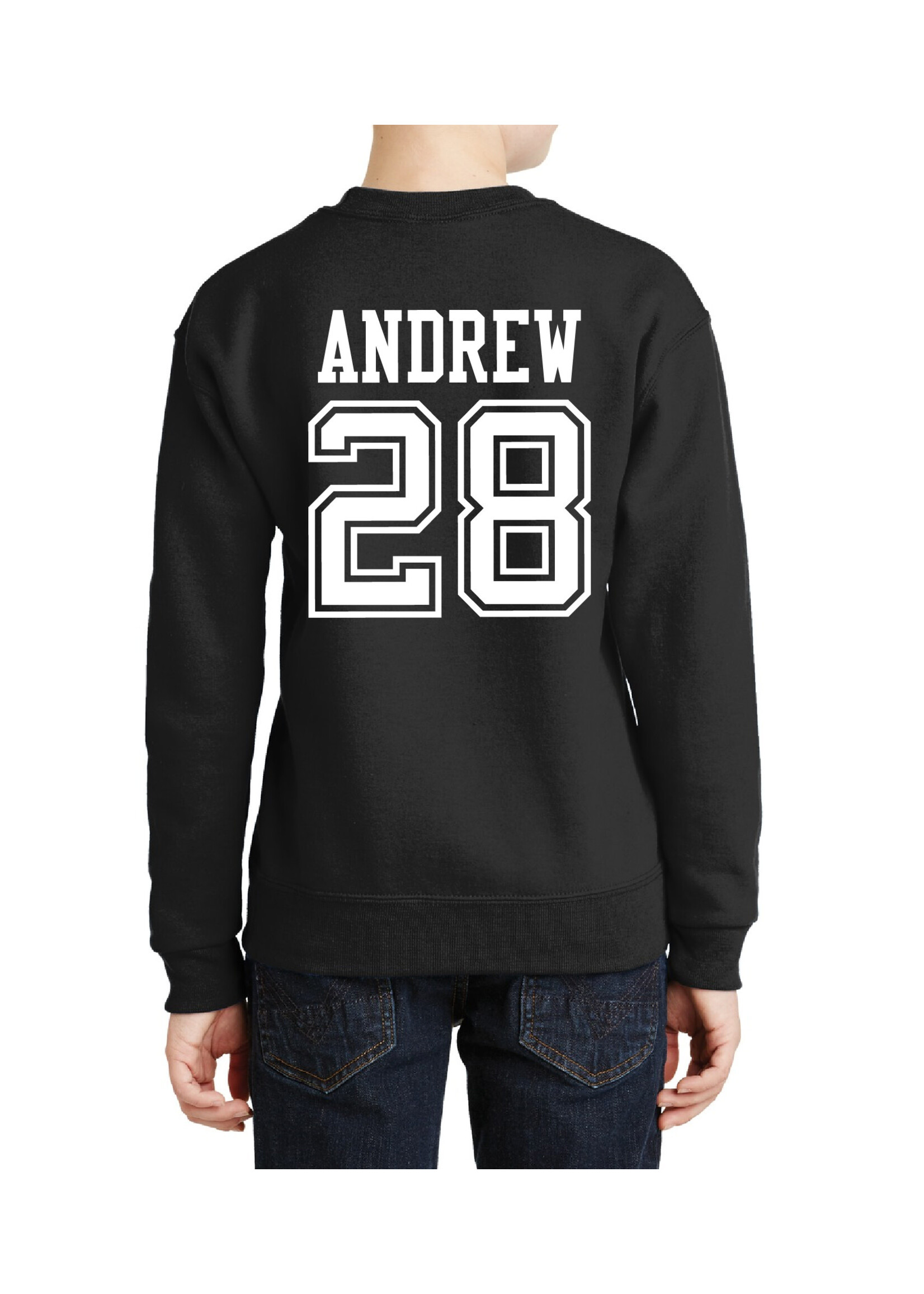 AHUNDYP #28 Dalton Andrew North Dakota Hockey Sport Youth Crew