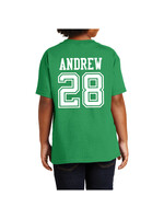 AHUNDYP #28 Dalton Andrew North Dakota Hockey Sport Youth Tee