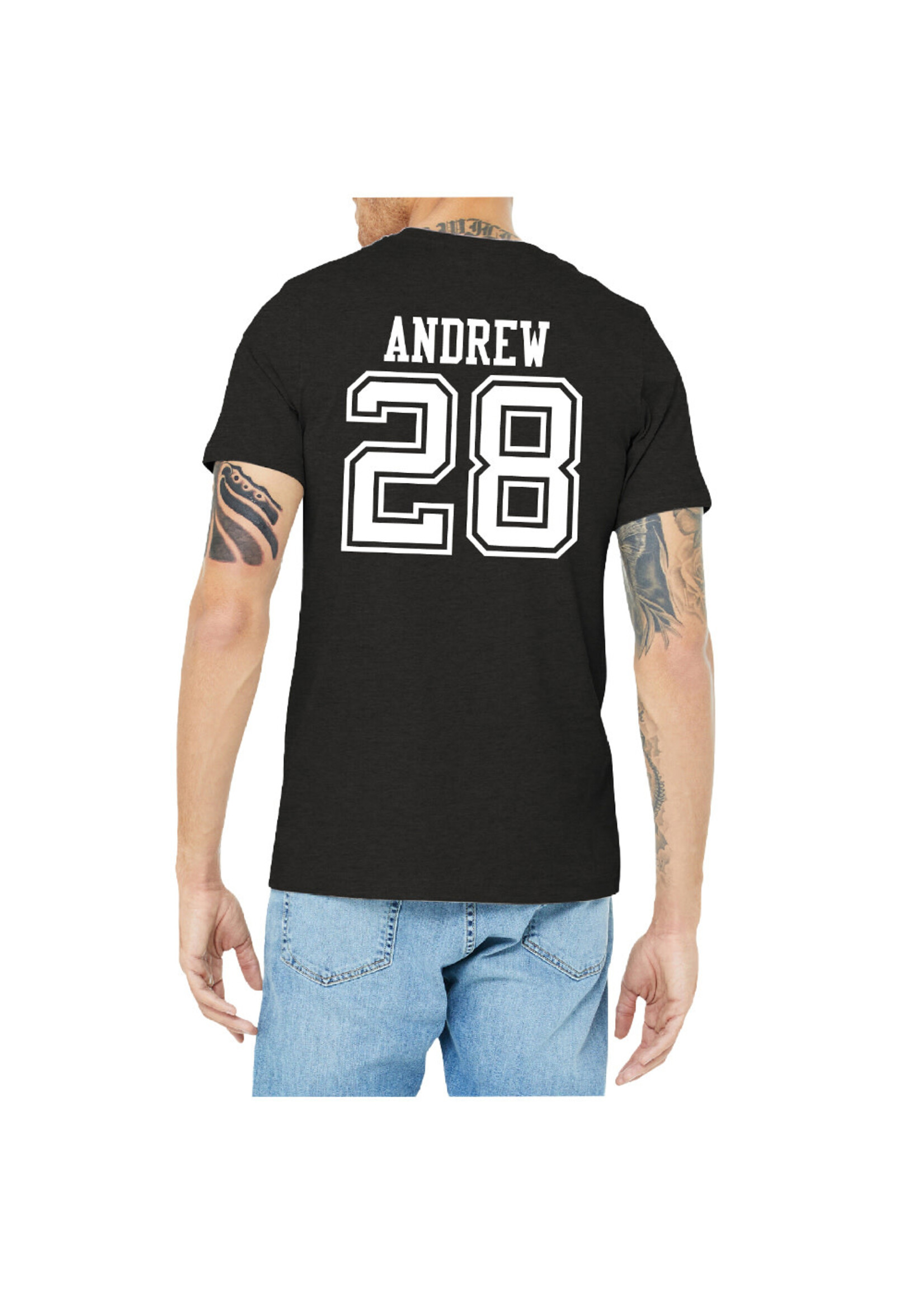 AHUNDYP #28 Dalton Andrew North Dakota Hockey Sport Adult Tee