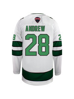 Beauty Unis #28 Dalton Andrew North Dakota Hockey Beauty Youth Jersey