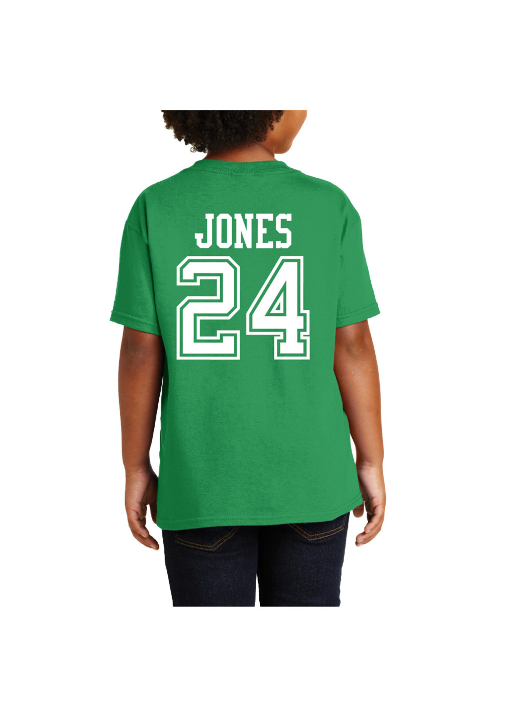AHUNDYP #24 Jayden Jones North Dakota Football Sport Youth Tee