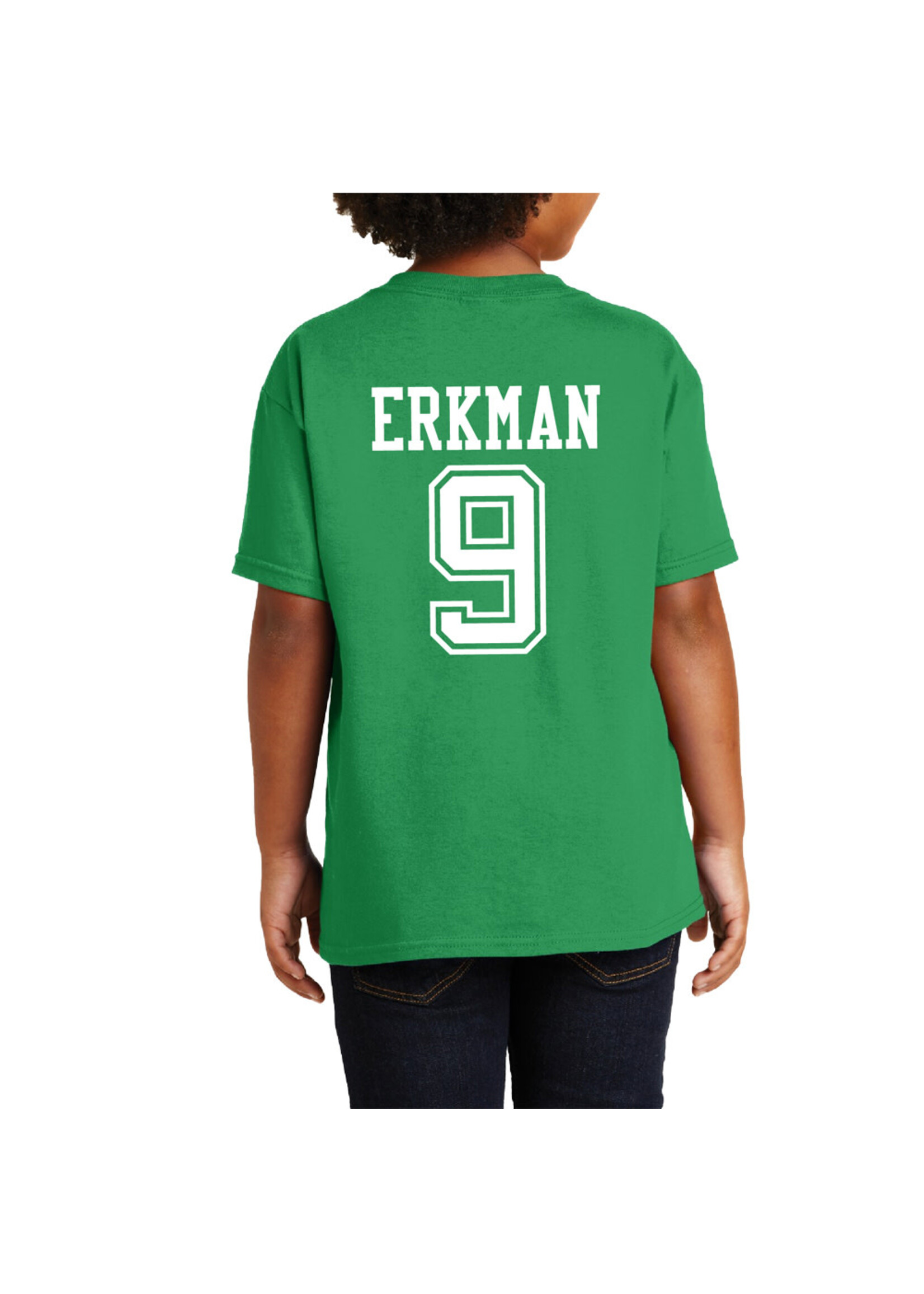 AHUNDYP #9 Tyler Erkman North Dakota Football Sport Youth Tee
