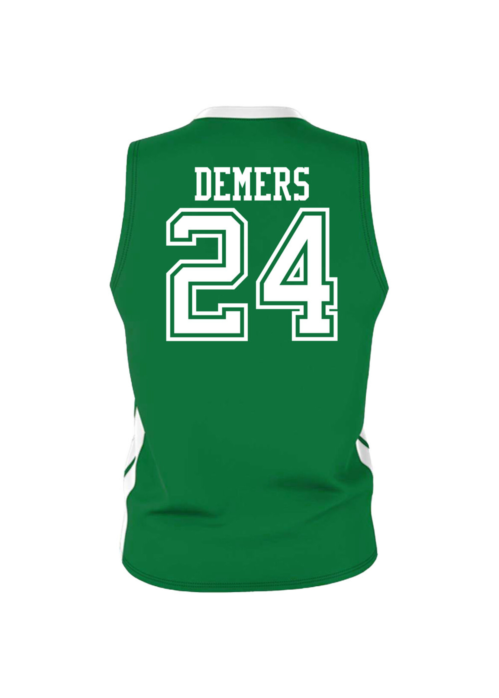 #24 Walker Demers Fan North Dakota Basketball Jersey Adult